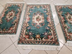 Extra puha vastag 70x150+70x160+93x175 kézi gyapjú szőnyeg szett MZ442