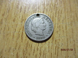 Helvetia 5 Rappen 1888.-1911.  2 db egyben