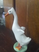 Herendi Kézi Festésű Mini Liba Porcelán Figura.7.5 cm.