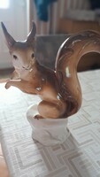 Porcelán mókus 23x23 cm