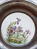 Fajans Tray with Floral Pattern