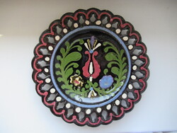 Bozsik (Kunszentmárton) kerámia tányér, 19 cm