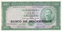100   Escudos     1961     Mozambik