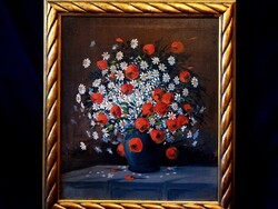 60x70 cm-es képhez hibátlan keret, ajándék olaj-vászon festménnyel 60 x 70 cm, 70x60cm