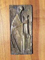 Erwin Huber bronz plakett, 1988