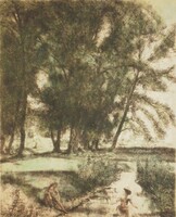 Varga Nándor Lajos (1895-1978) : Vízparton