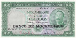 100   Escudos     1961     Mozambik