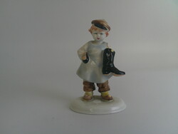 Régebbi METZLER & ORTLOFF porcelán figura, nipp