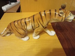 Royal Dux Tigris hossza 39cm