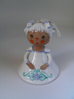Christmas glazed ceramic bell