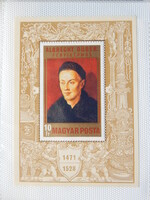 1971. Festmények (X.) - Albrecht Dürer (II.)  blokk