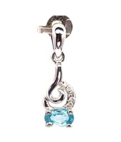 Valodi Kek Cirkon 925 Ezust Medál