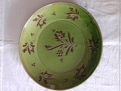 Hódmezővásárhelyi népi falitál nagy méret 33,5 cm