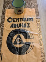RETRO CENTRUM ÁRUHÁZ  zománcozott  bögre+ szatyor, régiség gyűjtóknek