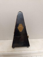 Antik metronóm patinás fa zene hangszer zenész eszköz 515 2985