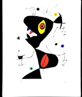 Joan Miró - Oda a Joan Miró, 1973-litográfia 50x40 cm