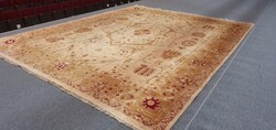 3159 HATALMAS Eredeti Afgan Ziegler Mahal kézi perzsa szőnyeg 360x460CM
