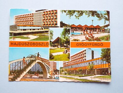 Képeslap (66) - Hajdúszoboszló - Gyógyfürdő mozaik 1960-as évek
