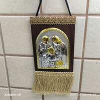 Vallási témájú falidísz, Szent család kép eladó!