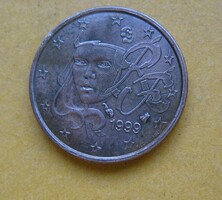 Franciaország 1 eurocent 1999 (B85)
