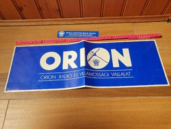 Retro orion tv matrica híradástechnika szocreál kádár levonó