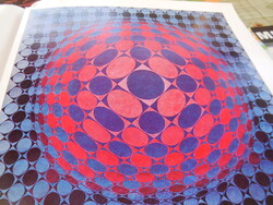 VASARELY   Múzeum Pécs    Pécs , korabeli katalógus , a 70-es évekből