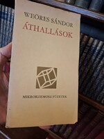 1976 -első kiadás+-WEÖRES SÁNDOR: ÁTHALLÁSOK ( a szerző rajzával) MIKROKOZMOSZ FÜZETEK-SZÉPIROSALMI