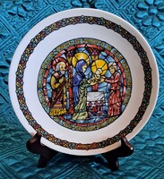 Christmas Porcelain Decorative Plate, Limoges Wall Plate (M5645)
