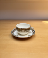 Zsolnay Sissy mokkáscsésze + alj