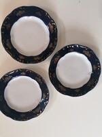 3 db zsolnay Pompadour kistányér 19 cm