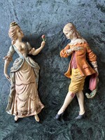 Vintage Depose Italy falidísz pár eladó – Viktoriánus férfi és nő