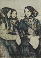 Glatz Oszkár (1872-1958) : Bujáki lányok
