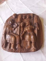 FONÓ.  faragott fa falikép