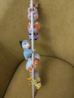 RETRO, vintage játék, 5 db csiptetős mini figura -régiek