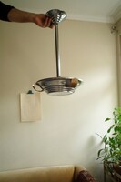 Vintage art deco mennyezeti lámpa streamline csillár a 30-as évekből
