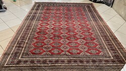3999 Pakisztáni Yamud kézi csomó gyapjú perzsa szőnyeg 245X340CM