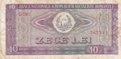 10   Lei   1966   Románia