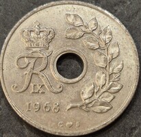 Dánia 25 öre, 1968.