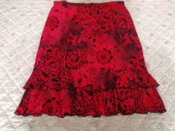 48-50-es női szoknya, bélés, lenge külső, derékbőség 96-98 cm