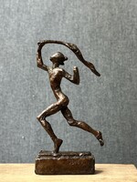 Bronz Szobor jelzett Erdey D. 110 mm.