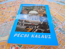 Pécsi Kalauz  1977 . magyar - angol - német - horvát nyelven