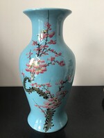 Keleti porcelán váza 22,5cm.