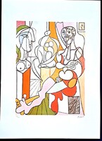 Pablo Picasso - The Sculptor ( 1931 ) - litográfia- 50x70 cm