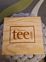 Filteres tea tároló doboz farost lemezből