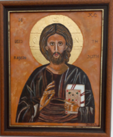 Painting, icon 25 x 30 cm