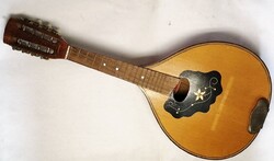 Ritka 8 húros Mandolin Csehország 1950-s évek