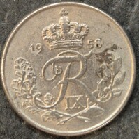 Dánia 10 öre, 1958.