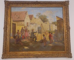 Dobroszláv Lajos - Festő a tatai utcán