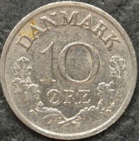 Dánia 10 öre, 1968.