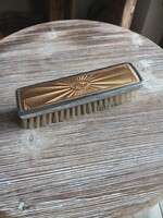 Elegáns régi fémkeretes kefe (14x3,9x3,7 cm)